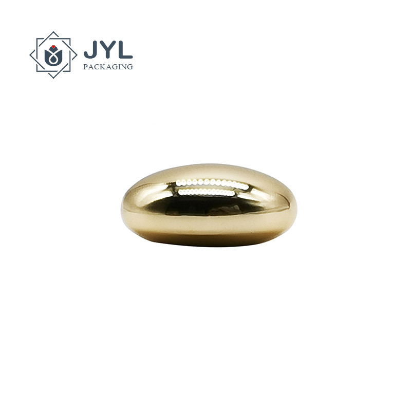 Unspill Round Golden Metal Perfume Cap Ultralight Multifunctional