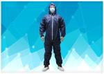 Non Allergic Disposable Work Coveralls , Breathable Disposable Coveralls Durable