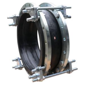 China Double Flange Rubber Expansion Joint With Tie Rods PN10 / 16 / 25 wholesale