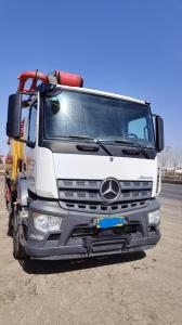 China 61.1m Vertical Reach Semi-Dry Shotcrete Concrete Pump Truck Installed in Mercedes Truck wholesale