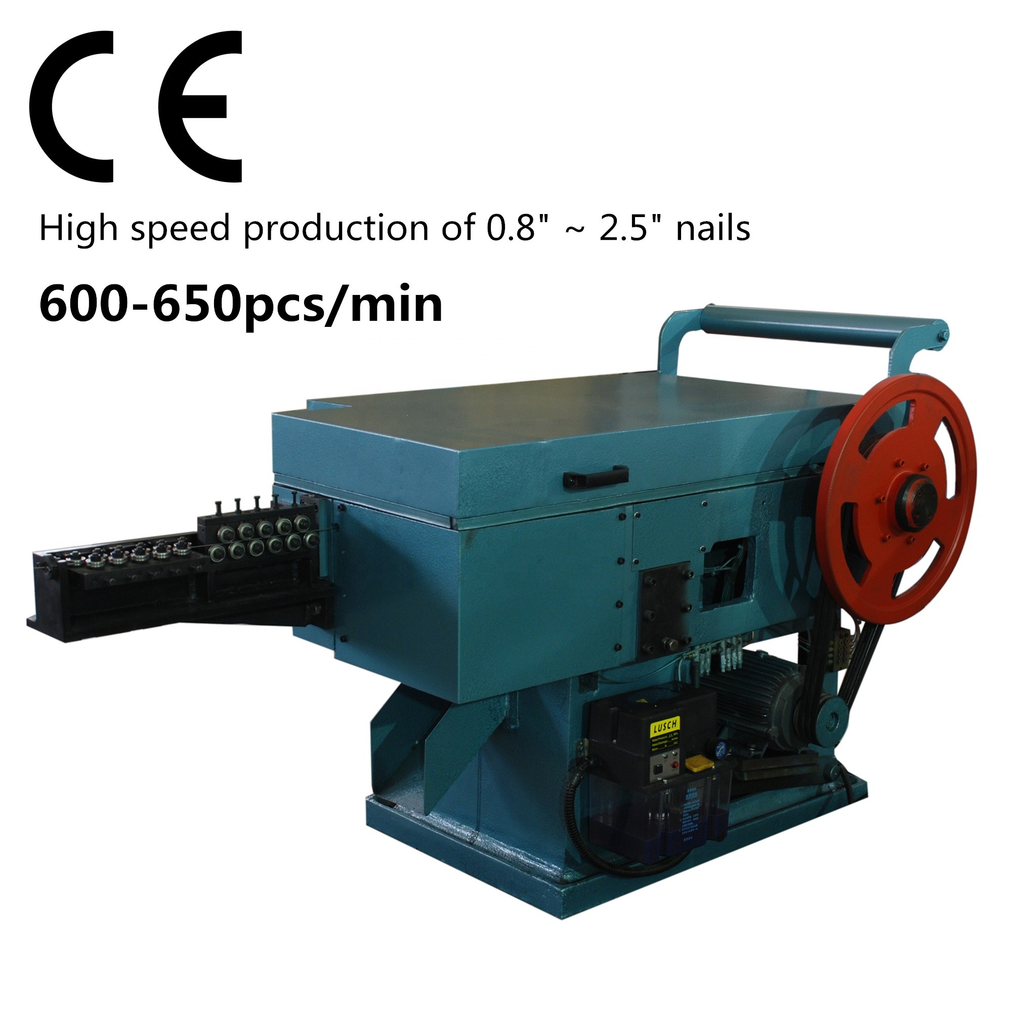 Low Noise Bimetal Rivet Making Machine For Mandrel Making