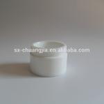 cosmetic 100ml wide mouth face mask opal white cream glass jar
