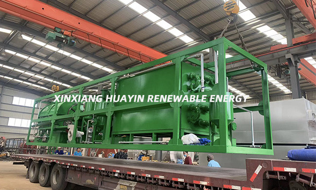 750kg Mini Plastic To Fuel Pyrolysis Machine For Trial
