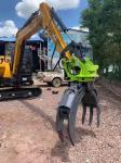 Wood Rotating Hydraulic Log Grapple For 4 Ton 6 Ton Excavator