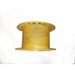 SS304 Small LBS Grooved Drum With Flanges