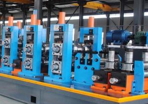 China Precision Tube Mill , Blue Welded Pipe Mill Professional Dia 114 Mm wholesale
