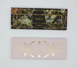 China Magnet Closure Empty Blush Palette 36mm 3 Pan Palette For Cosmetics wholesale