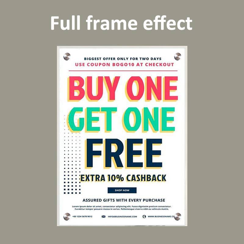 Acrylic Wall Mounted Document Holder
