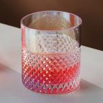 Rainbow Coloured Highball Drinking Glasses 12 Oz 18 Oz Double Old Fashioned