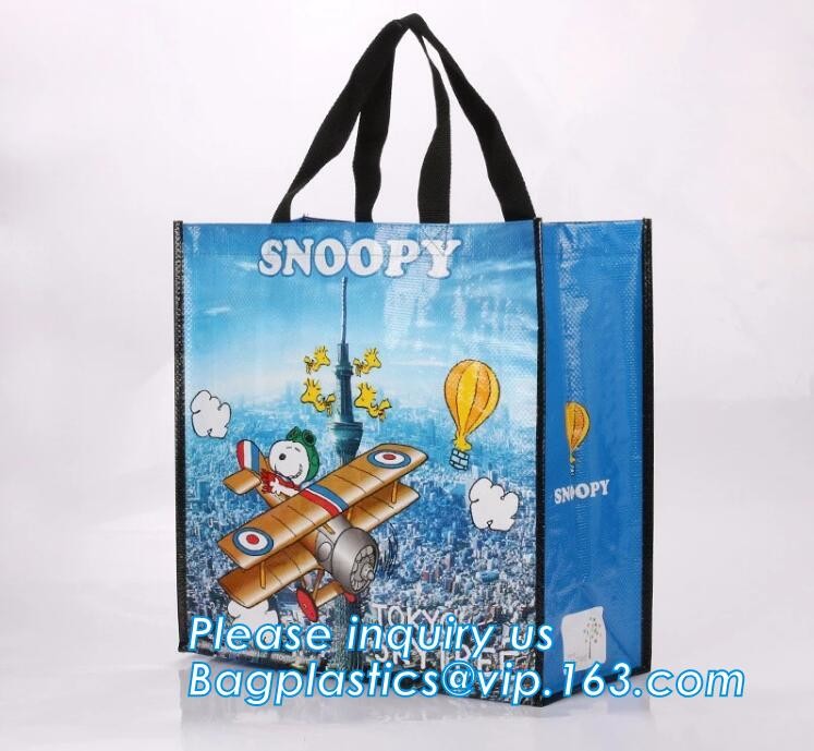 Popular Foldable Reusable Laminate Cheap Print Tote PP Woven Shopping Bag,China cheap custom logo pp woven recycle shopp