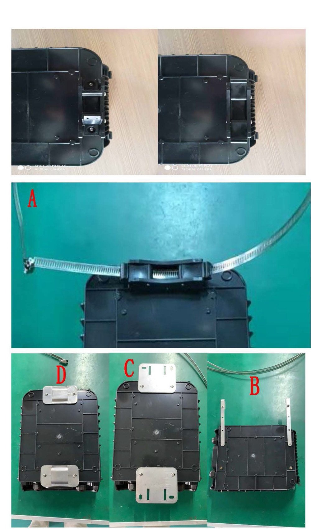 Outdoor IP65 Splitter FTTH Terminal Box Fiber Optic Splice Closure