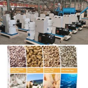 China Full Automatic Animal Poultry Feed Pellet Making Machine Set 7.5-30kw wholesale