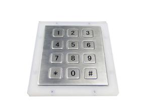 China 12 Metal Keys Industrial Numeric Keypad Stainless Steel Vandal Proof wholesale