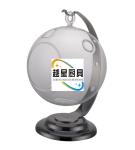 Room Service Tabletop Smallwares Glass Candle Stand With Stainless Steel Holder