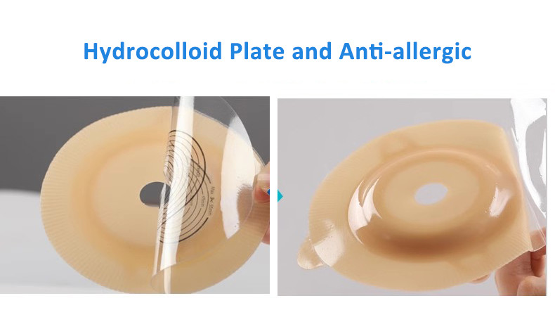 Nonwoven Hydrocolloid Antiallergic Colostomy Bag Stoma For Hospital Pharmacy