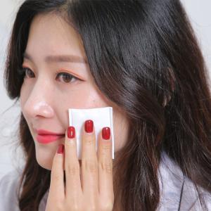 China Nail Polishing Beauty Cotton Pads Non Fluorescent High Water Release Performance wholesale