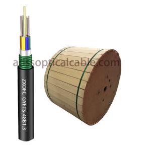 China Underground Direct Burial Fiber Optic Cable Moisture Proof Crush Resistance wholesale