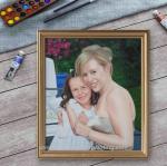 Realistic Woman Custom Oil Painting Portraits From Photo Interiors Decoration
