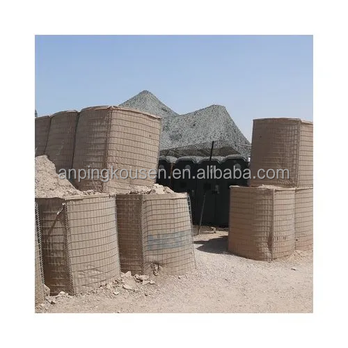 Defence and Protection Easily Assembled Welded Mesh Flood Barrier for Flood Defence