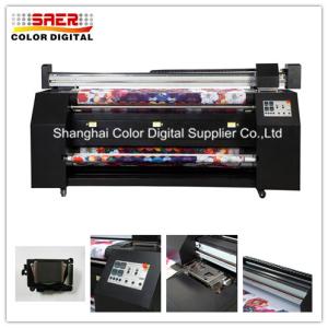 China Advertising Polyster Feather Flag Printing Machine With Two Epson Head wholesale
