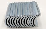 Arc Shaped Free Energy Neodymium Motor Magnets N45SH Grade Zinc Coating