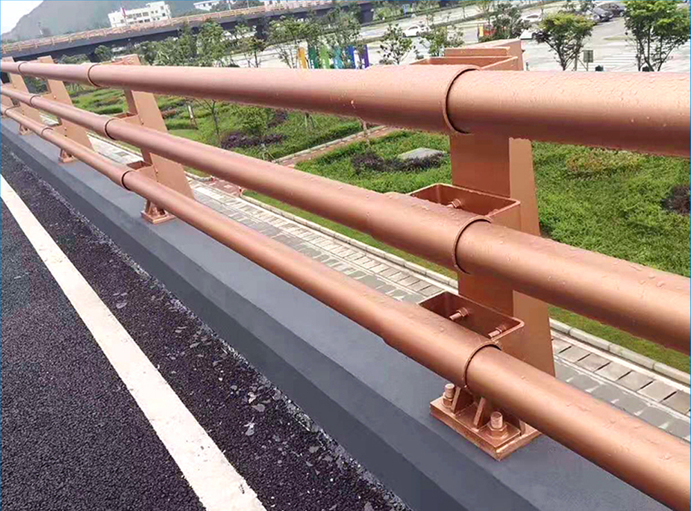 Standard AASHTO M-180 Crash Barrier Protective Guardrail For Bridge Protection