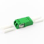 Standard Flange 2-Port Earless LC APC Fiber Optic Adapter for Optical Fiber