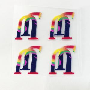 China Shiny Silicone Heat Transfer Label 3D Silicone Patch For Sportswear wholesale