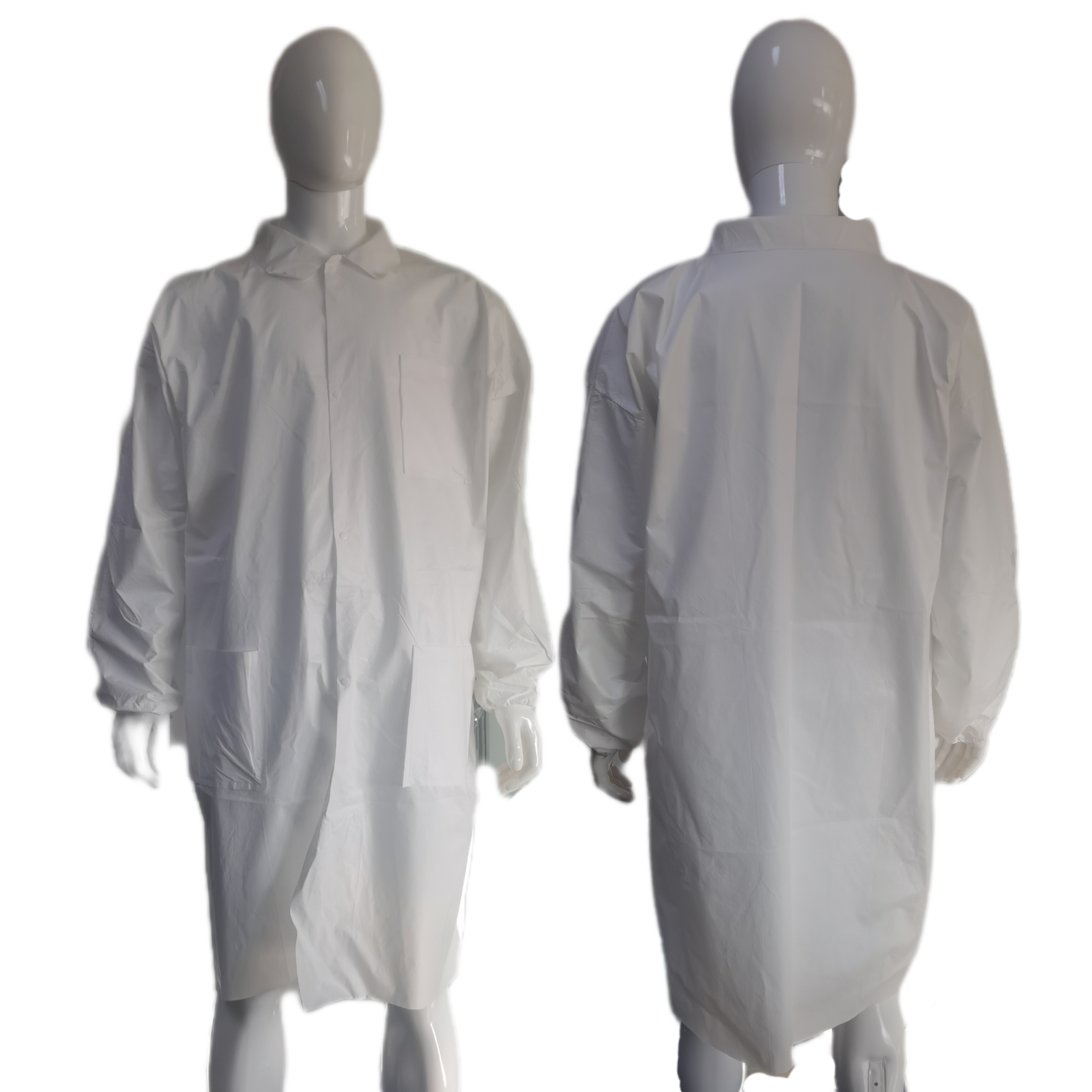 20000PCS/Day Production Ability Disposable Microporous Lab Coat for Medical Materials