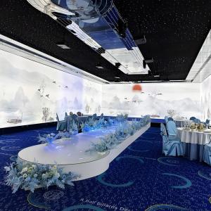 China Innovative Holographic Wedding Banquet Hall Immersive Space Projection Solution wholesale