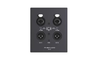 China DP22 XLR Dante Input Plate 2CH Analog Signal Conversion wholesale