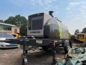 China Zoomlion Stationary Concrete Pump Used HBT90.18.195RS 93m3/H Concrete Trailer Pump on sale