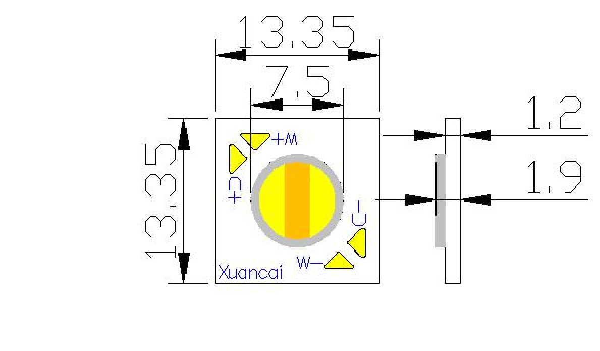 CXB1304 6W CRI90 2700K Dimmable LED Chip
