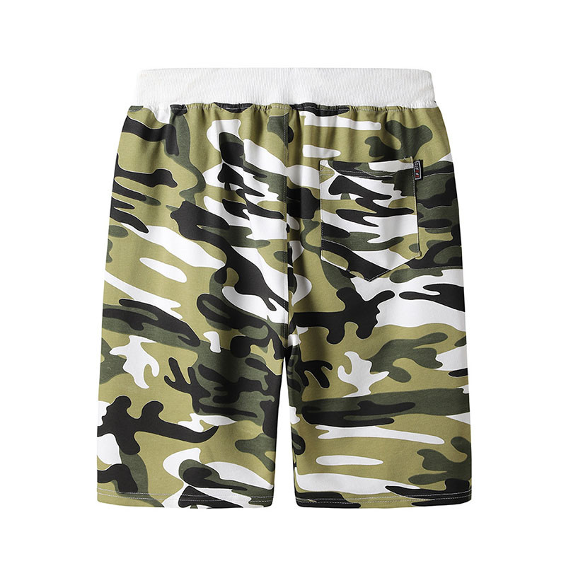 2022 Summer Men's new lightweight breathable Camo beach pants