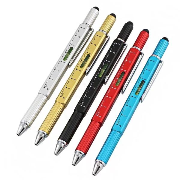 Quality Multifunction tool pen smart stylus touch pen metal ballpoint pen for sale