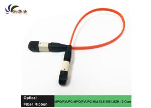 China 12 Core MPO-MPO Female MM Fiber Patch Cord wholesale