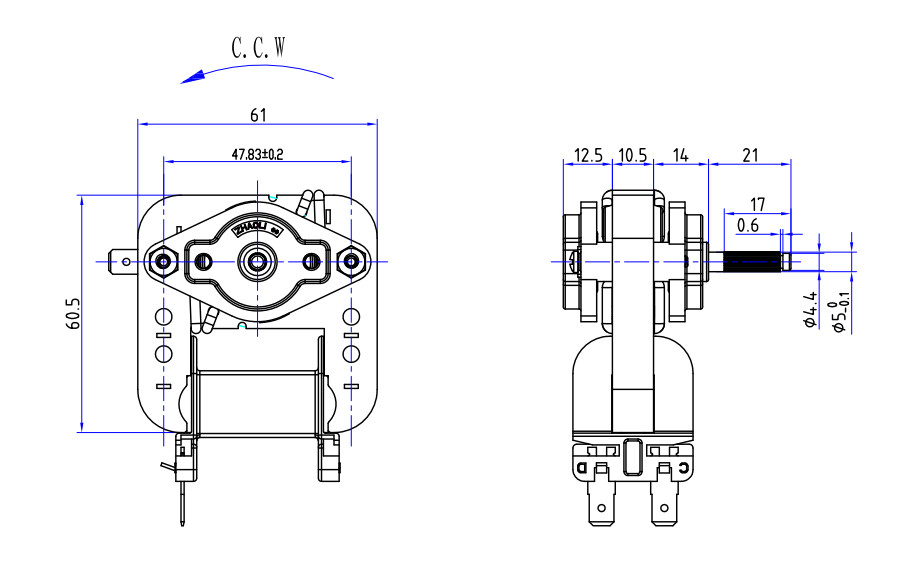 Tight Oven Fan Motors 15W Hot Air Fan Motor 127V For Baking Roaster