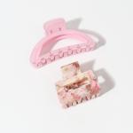 Acetic acid French hair clip Ponytail shark clip 4pcs one set