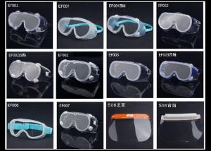 China High Transmittance Hospital Safety Glasses , Medical Eye Goggles Anti Virus wholesale