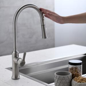 China Flexible spout Smart Touch Kitchen Faucet wholesale