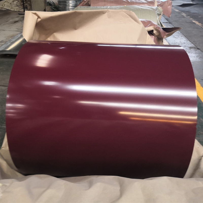 Color Coated 0.6mm Ppgi Steel Coils 1250mm Pure Zinc Coating
