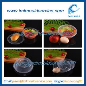 China highest quality 300ml clear plastic salad bowls disposable mould companies wholesale
