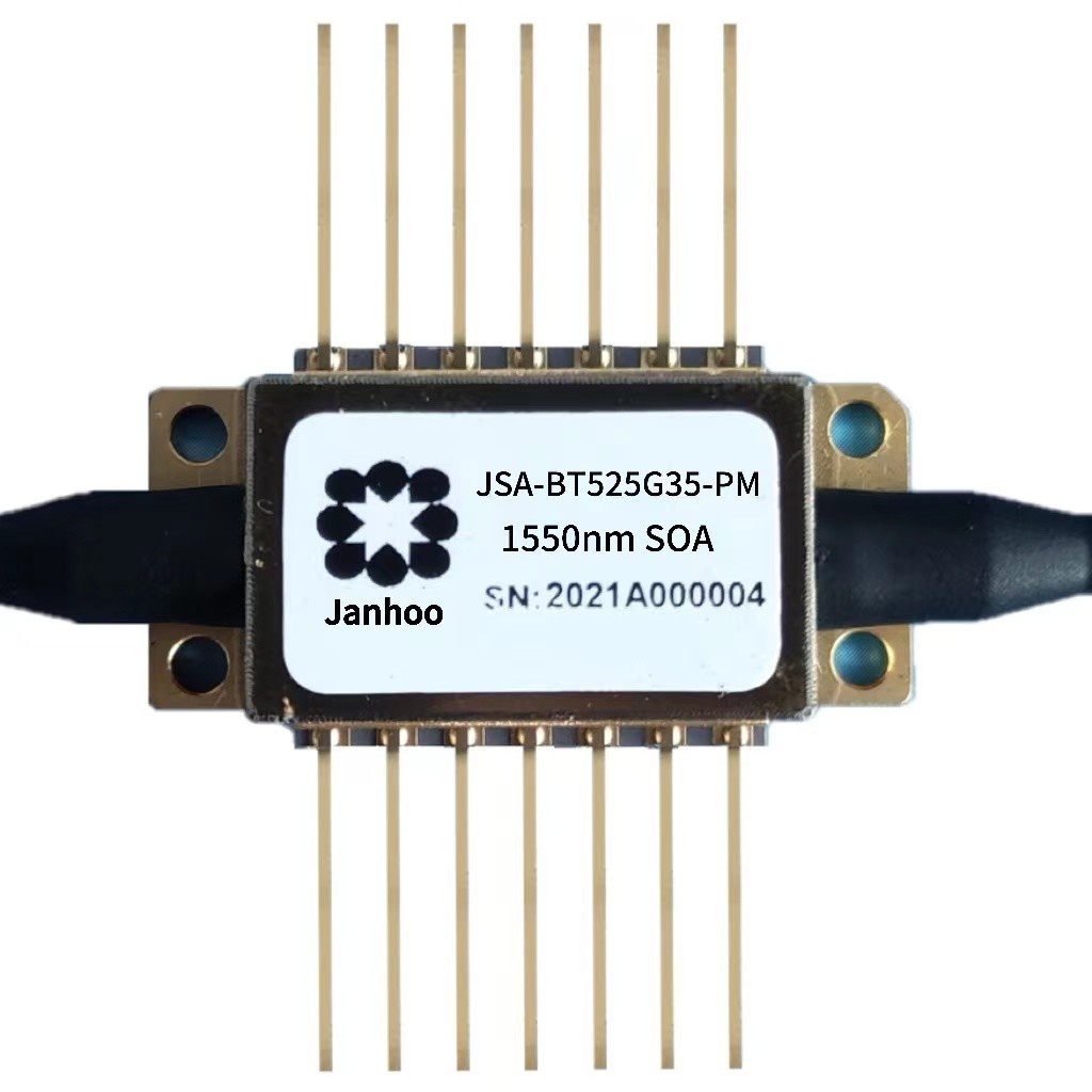 Janhoo 1550nm PM Butterfly SOA high gain Semiconductor Optical Amplifier