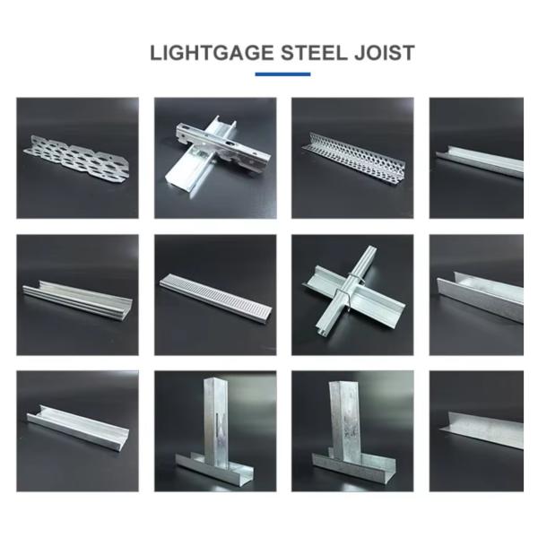 Galvanized Drywall Steel Beam Metal Channel Gypsum Metal Frame