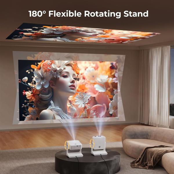 D1 Full HD Projector 1080P 4K Google TV System Voice Control Auto Focus Projector