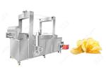 Oil - Water Mixed Potato Chip Fryer Equipment Stainless Steel 3500*1200*2400mm