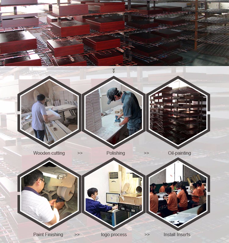 Antiwear Custom Wood Box Packaging