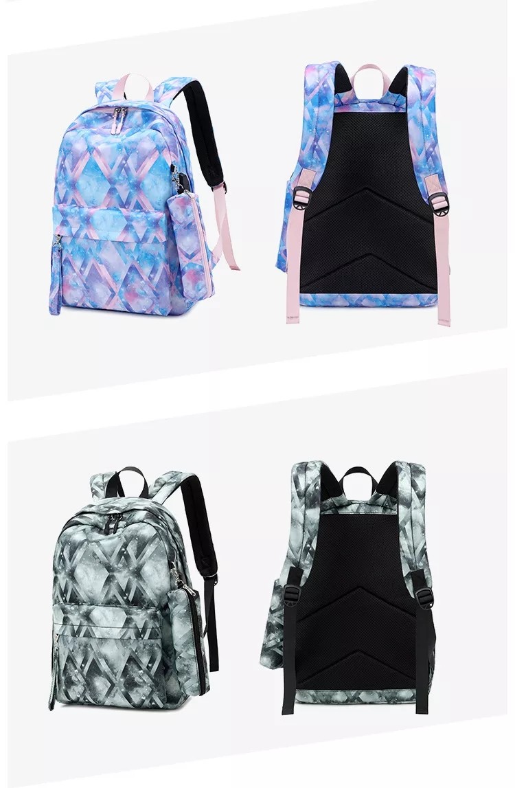 Lightweight Backpack Sets For Teens School Book Bags Sets Oxford