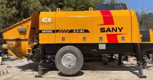 China Used Sany Trailer Mounted Concrete Pump THB60C 90kw Rated Power wholesale