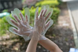 China Polyethylene Kitchen Disposable HDPE Gloves For Food Processing wholesale